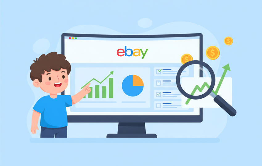 eBay Seller Hub dashboard overview